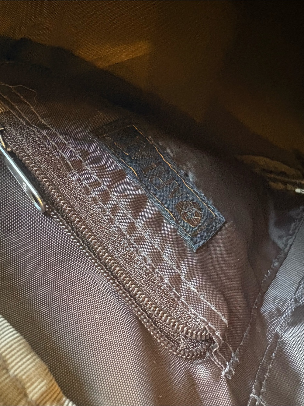 Ariat Blue Sling Crossbody Bag with Brown Strap - Picture 4 of 6